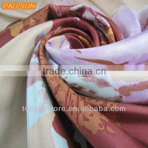 Lady's square paisley silk scarf