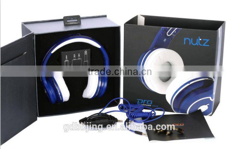 Noise Cancelling strong stereo computer /MP3/MP4/game player/phone headphone for young people