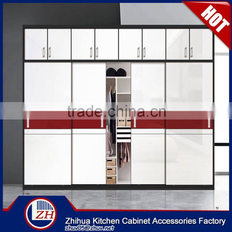 Zhihua Double color wardrobe design bedroom modern design bedroom furniture wardrobe