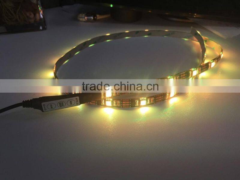 5050 rgb led strip for tv setback high quality 60 leds/m apply to TV set usb ports