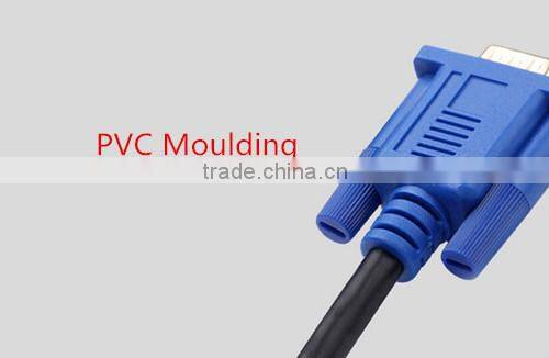 10FT 15 PIN BLACK SVGA VGA ADAPTER Monitor M/M Male To Male Cable CORD FOR PC TV