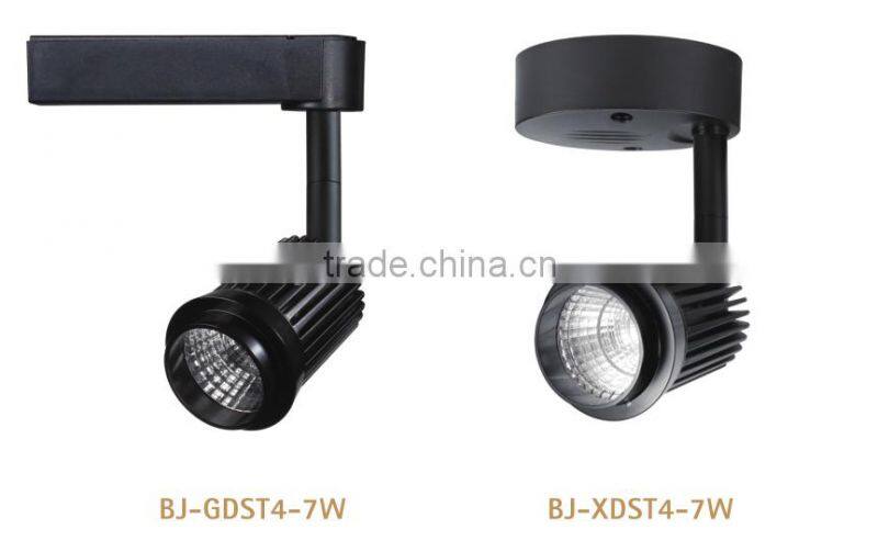 15 24 40 beam angle 7W Adjustable COB LED ceiling light or track rail light for your option