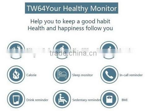 New 2015 Hot sale smartband/ smart wristband/ smart bracelet watch Smart band tw64