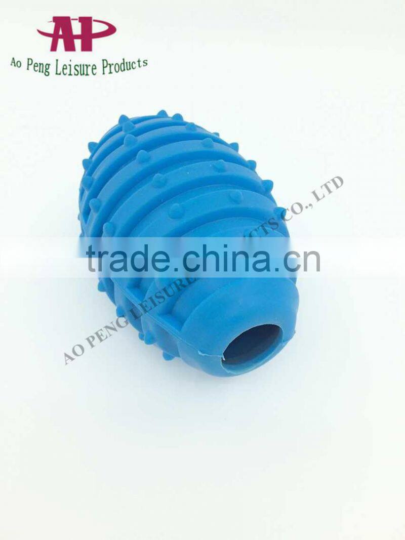 Pet Toy Rubber Ball Shape Bite Toy Bell Sound Dog Toys