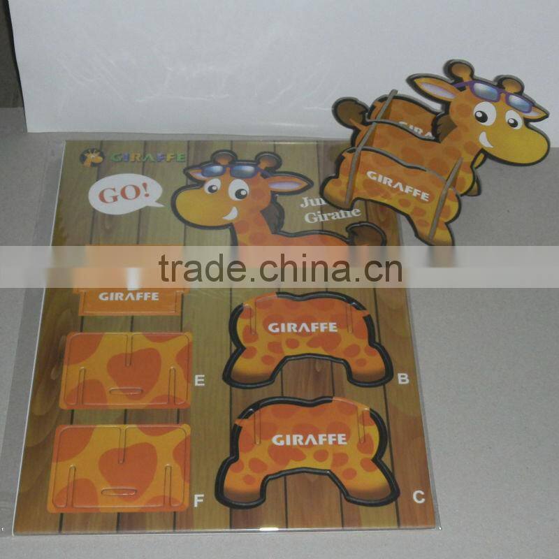 Souvenir gift cartoon cute fridge magnetic puzzles, magnetic puzzle sheet