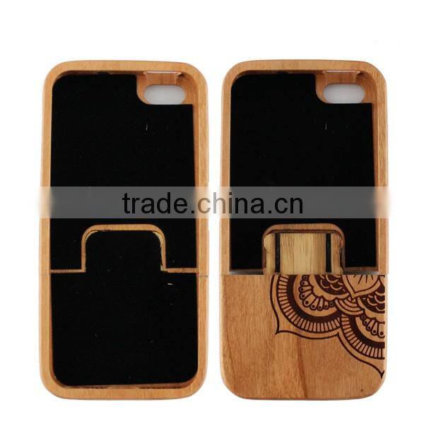 OEM Custom laser Design Wood cell Phones Cases for i6 /i6s/i6 plus