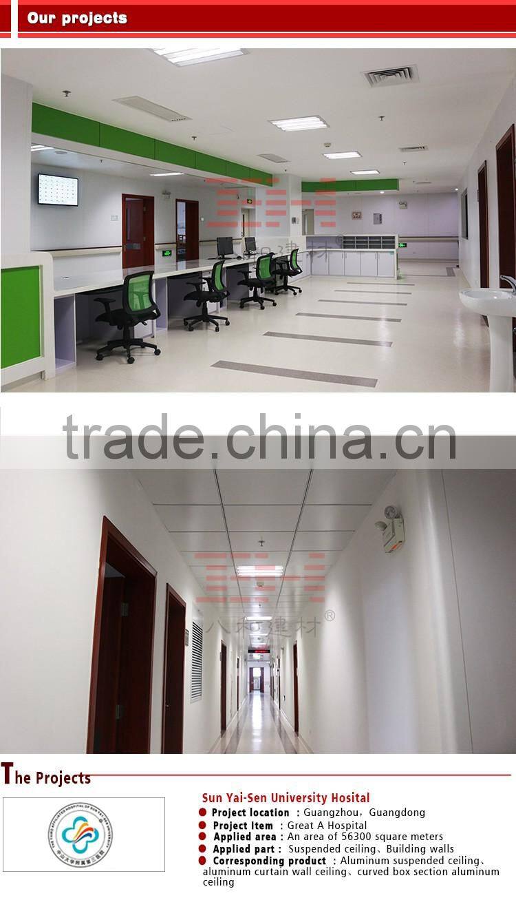 Interior square ceiling tiles aluminum with competitive price