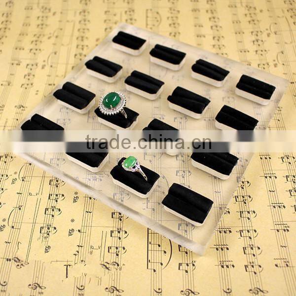 acrylic finger ring tray