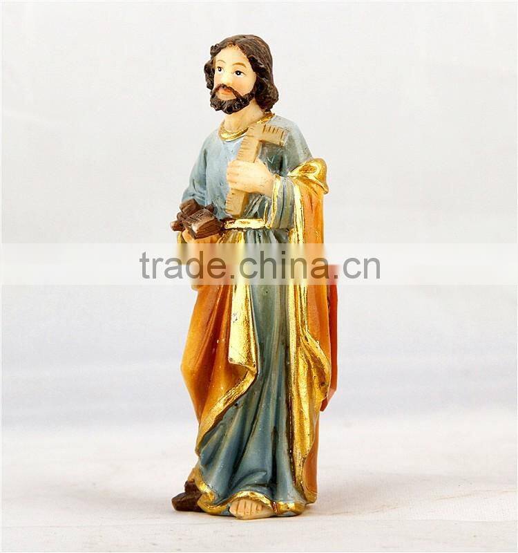 St Joseph with baby Jesus veronese religious statue in custom size