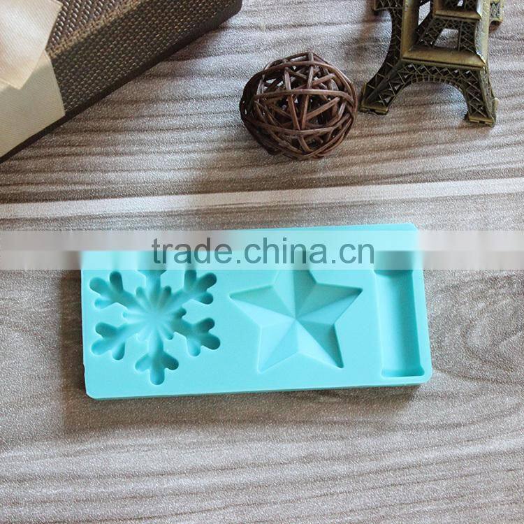 2015 New Hot Selling Christmas Decoration Silicone Cake Baking Mould
