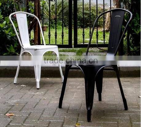 Vintage Industrial Metal Cafeteria Stool