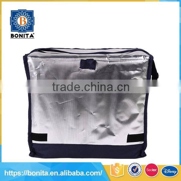 Wholesale big capacity silver camping 600d lunch cooler bag insulated