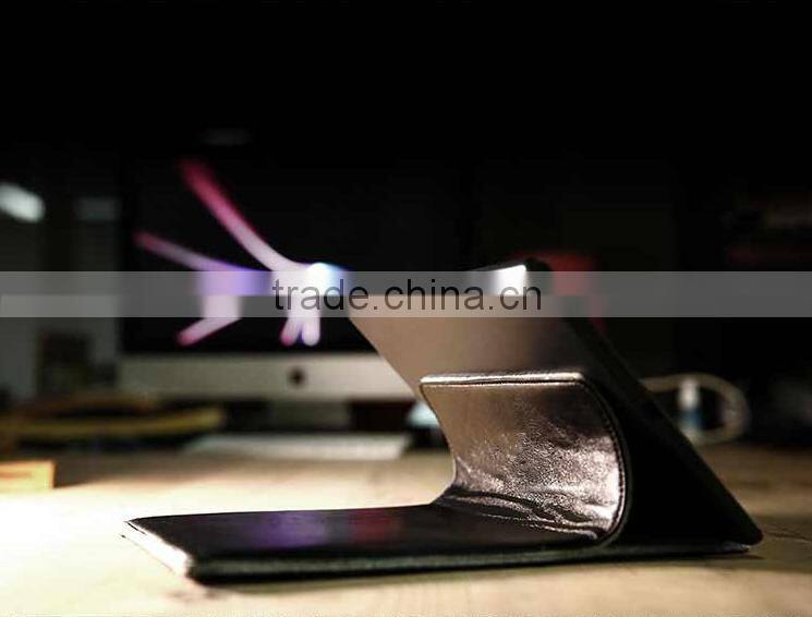 boshiho latest design genuine leather tablet pad holder case