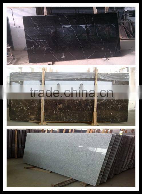 Chinese natural stone granite countertop Hebei black bathroom vanity top