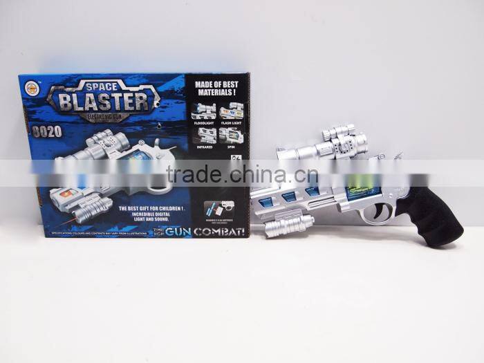 New toys B/O space gun with infrared for kids electronic gun