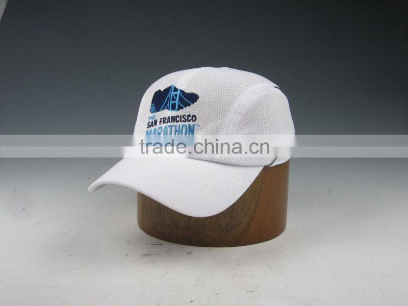 100%polyester mesh running sports cap
