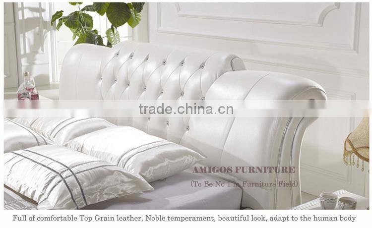 Furniture baroque bedroom bed wooden furniture design