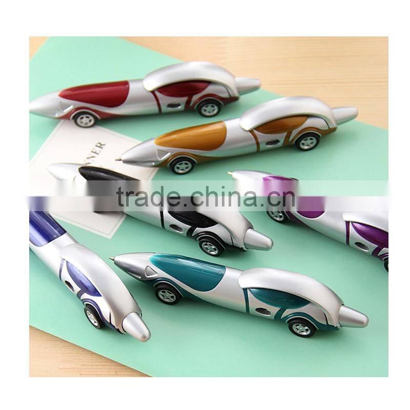 Novelty Design Racing Car Shape Ballpoint Pen for Kids