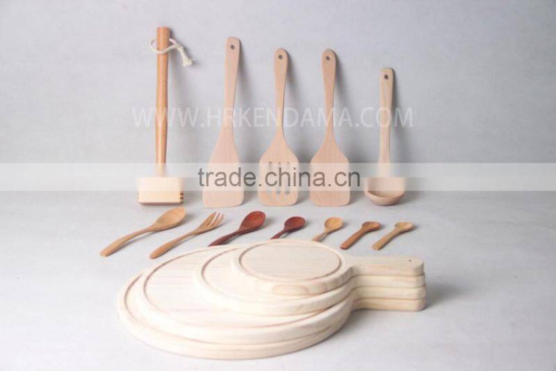 2016 adorable solid wooden tea spoon engraved making