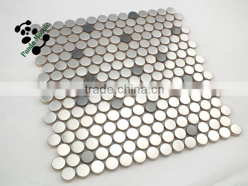 SMT02 Living room wall mosaic Mosaic tile inlay 304 stainless steel mosaics