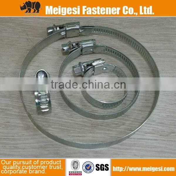 Supply good quality high strength stainless steel or carbon steel standard hose clamp