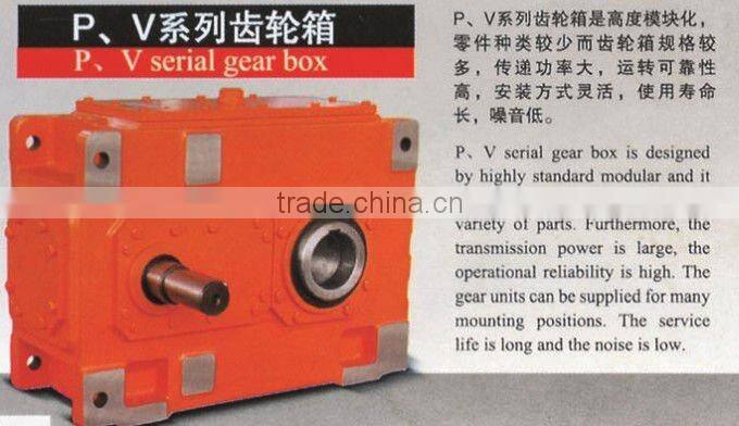 China PV power transmission helical gear reducer for crane