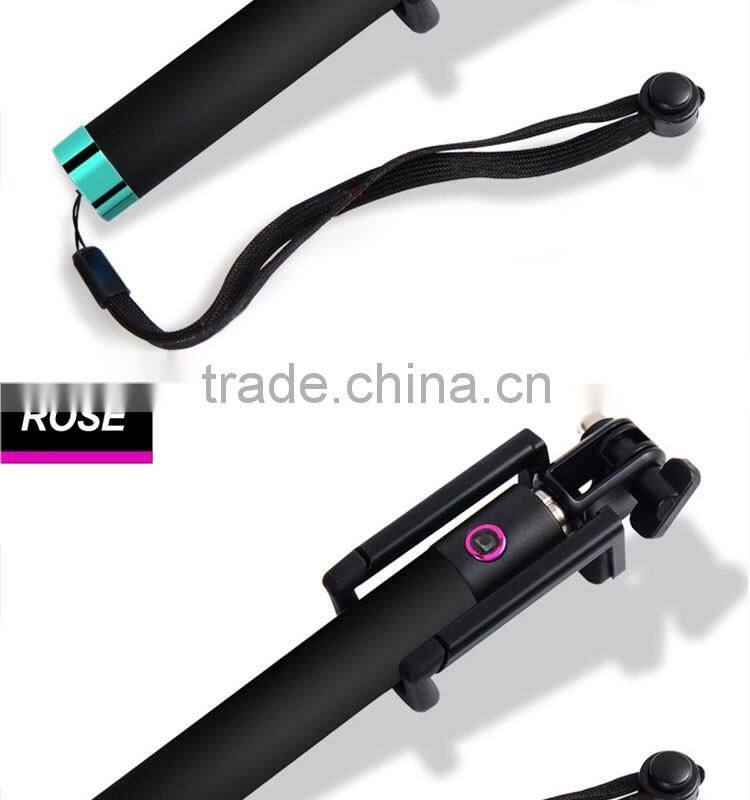 2015 new foldable monopod wholesale bluetooth selfie stick,Selfie-Stick With Shutter Bluetooth