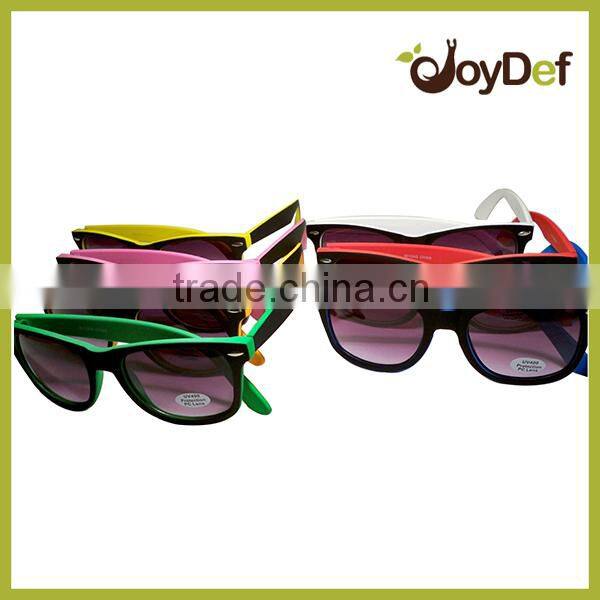 The very cute eyewear holiday promotional cartoon lens eco-friendly sunglasses with clear lens