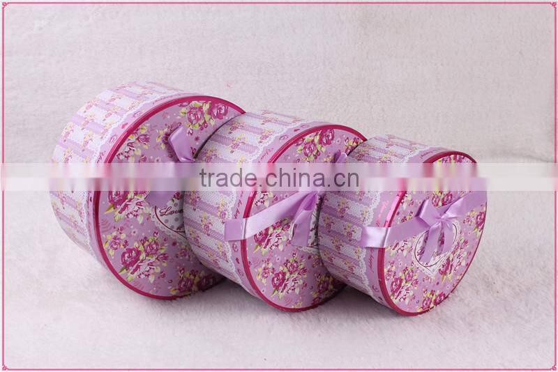 Mysterious Jewelry Packing Gift Paper Round Box