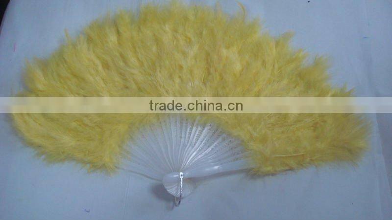 feather plastic fan