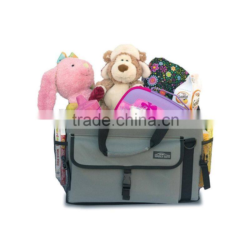 Big Ant Car Trunk Organizer - Cooler Storage for Auto Front & Back Seat, Collapsible - Hold Vehicle Cargo Secure and Prevent Sli