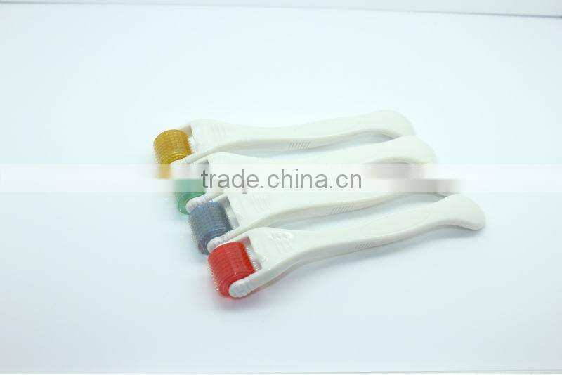 best pride for 200 needles derma roller with replacable head for skin cure