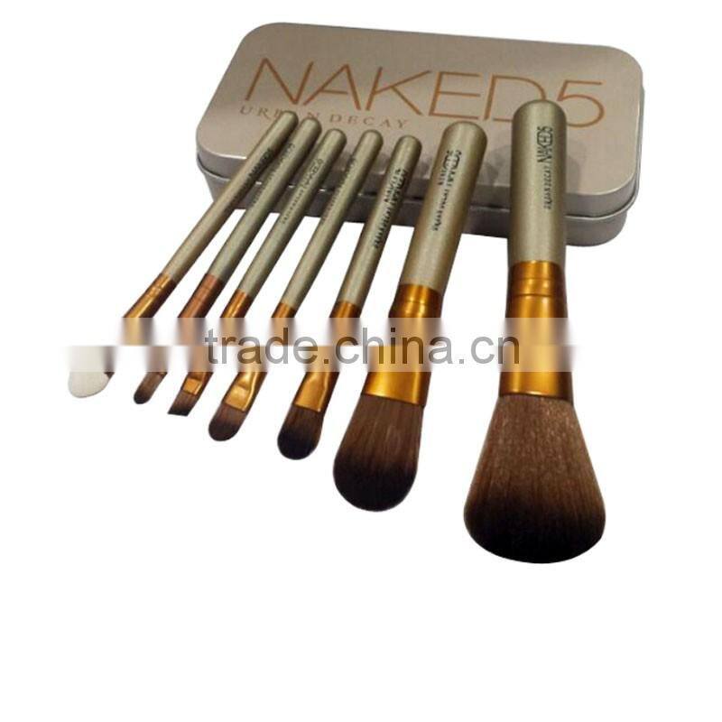 Long lasting naked make up brush set make-up cosmet makeup brushes wholesale