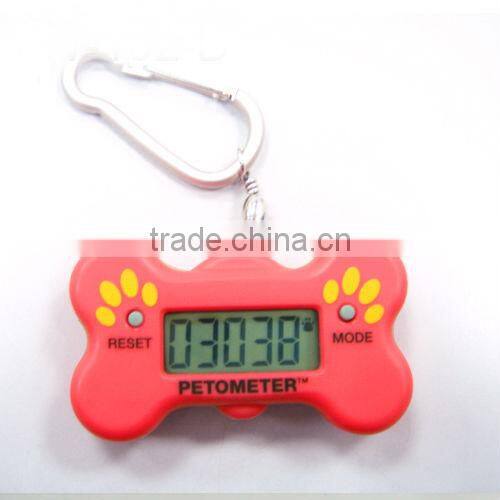2013 best&cheap novelty promotional gift digital pet dog pedometer with clip