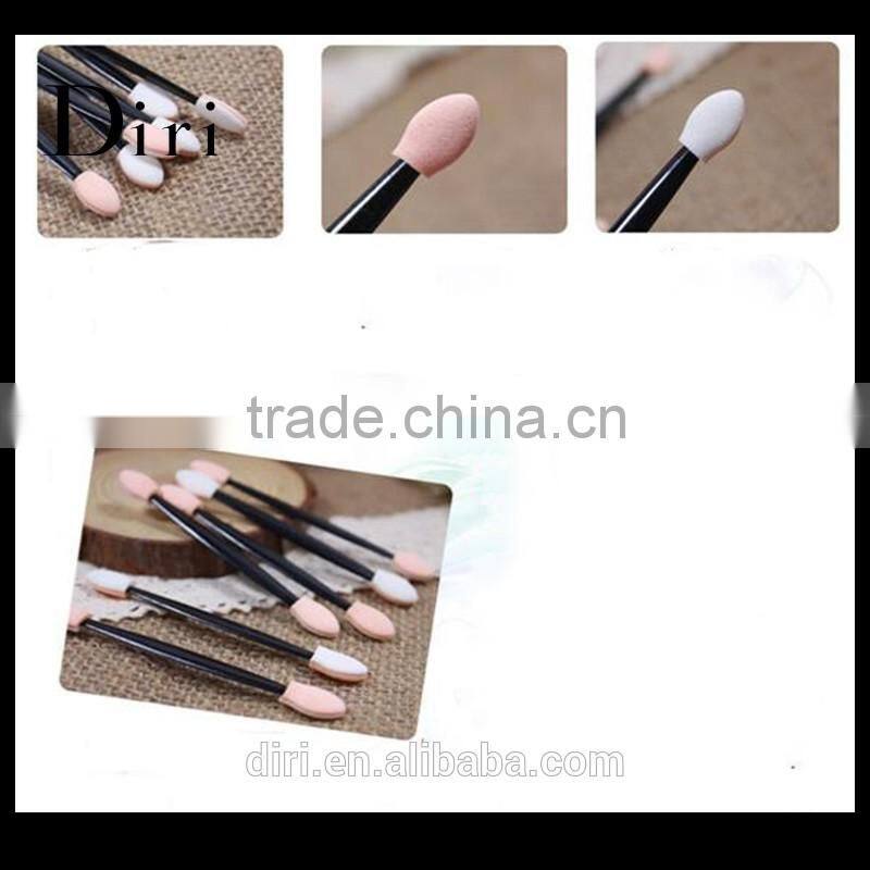 1Pcs 2 Heads Black Wooden Multifunctional Makeup Brush Eyeshadow Brush