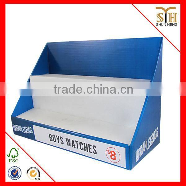 Factory fashion watches shadow box display paperboard display boxes