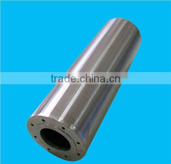 River treatment wedge wire water intake screen