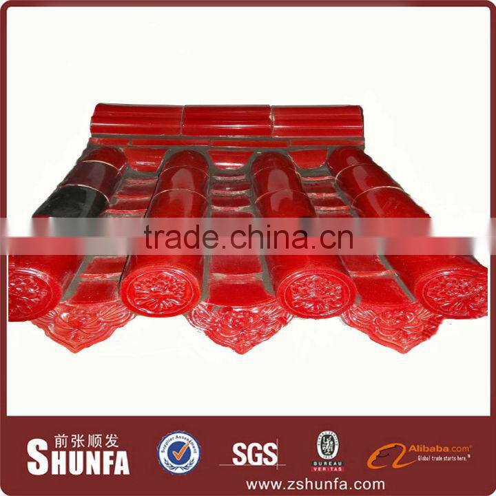 roof flower pattern for Chinese classical and ceramic style building