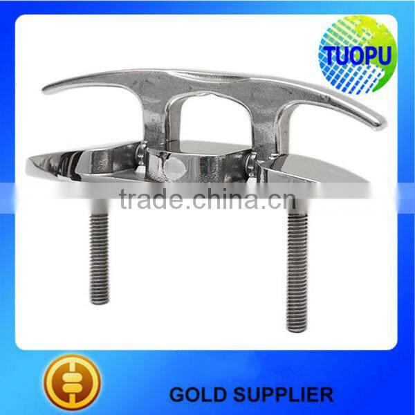 Boat accessories stainless steel pull-up cleat for boat