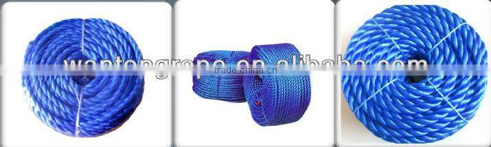 12mm 3 Strands Twisted Polypropylene Split Film Rope