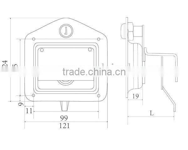 Cold Forging Parts of Handle Paddle Lock