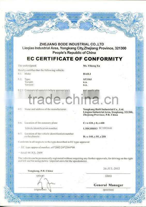 china cheap 350cc racing atv with EEC