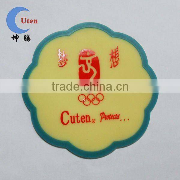 Custom Anti-Slip Fashionable Silicone Cup Pad