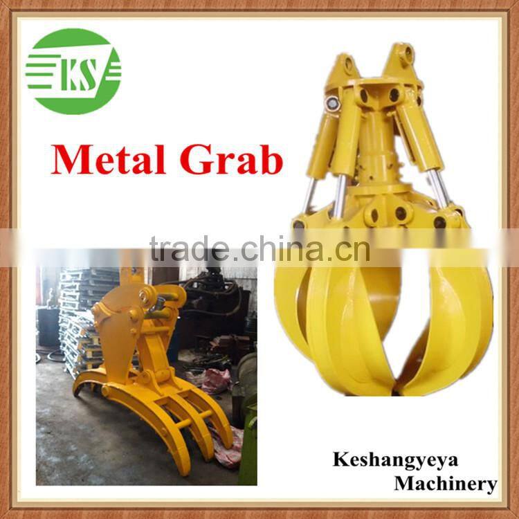 Excavator Hydraulic Rotating Orange Peel Grab