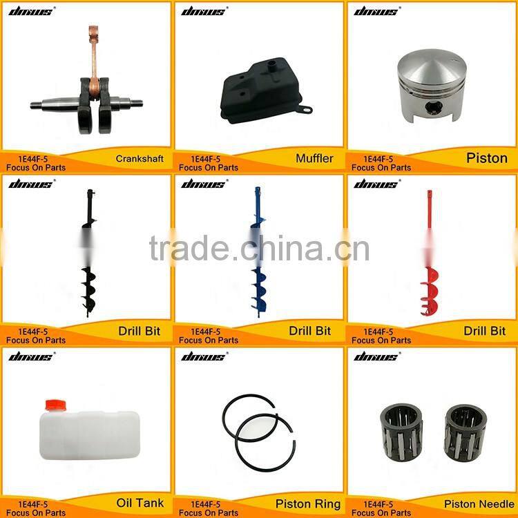 Gasoline Hole Digger Machine Spare Parts 52cc 1E44F-5 Earth Auger Piston Ring