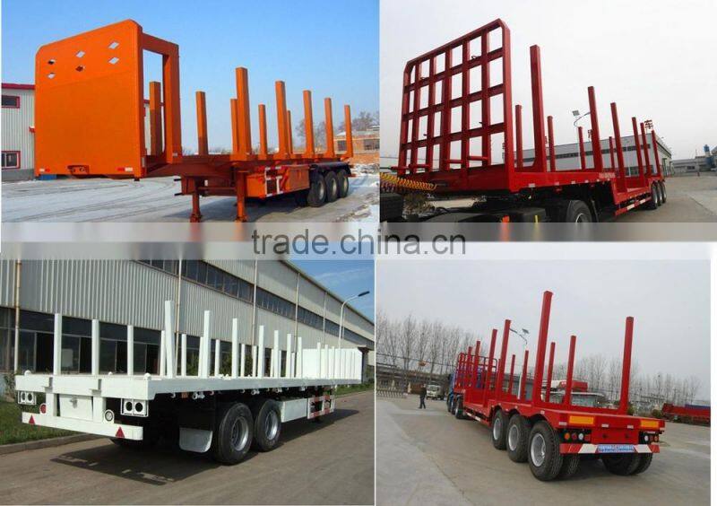 sitong factory: wood transport low loader trailer