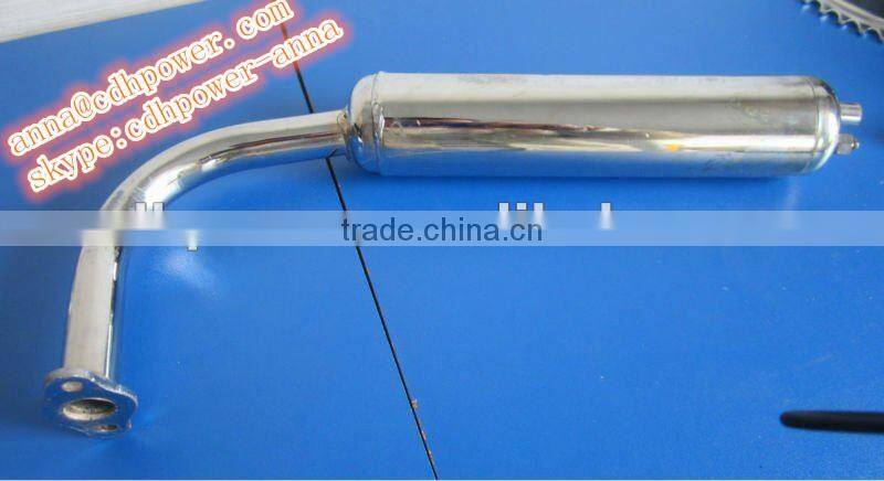 66cc bicycle engine exhaust muffler/stock muffler exhaust motorized bicycle