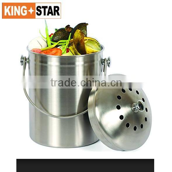 SS compost pail for kitchen
