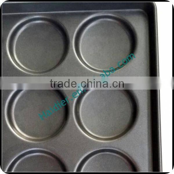 One-stage molding15 grooves Customized bread baking Teflon Non-Stick Coated Hamburger Bun Tray