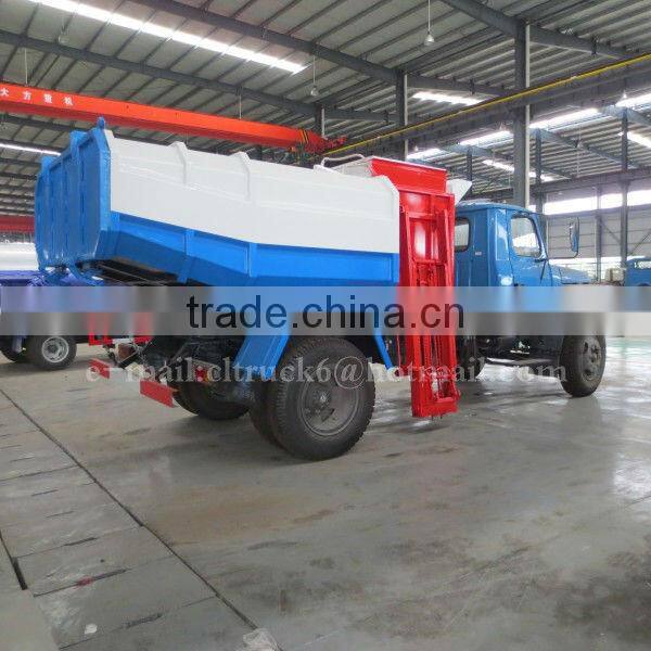4*2 DONGFENG 140 Side Lift Garbage Truck 10 m3